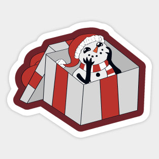 Snowman Sticker